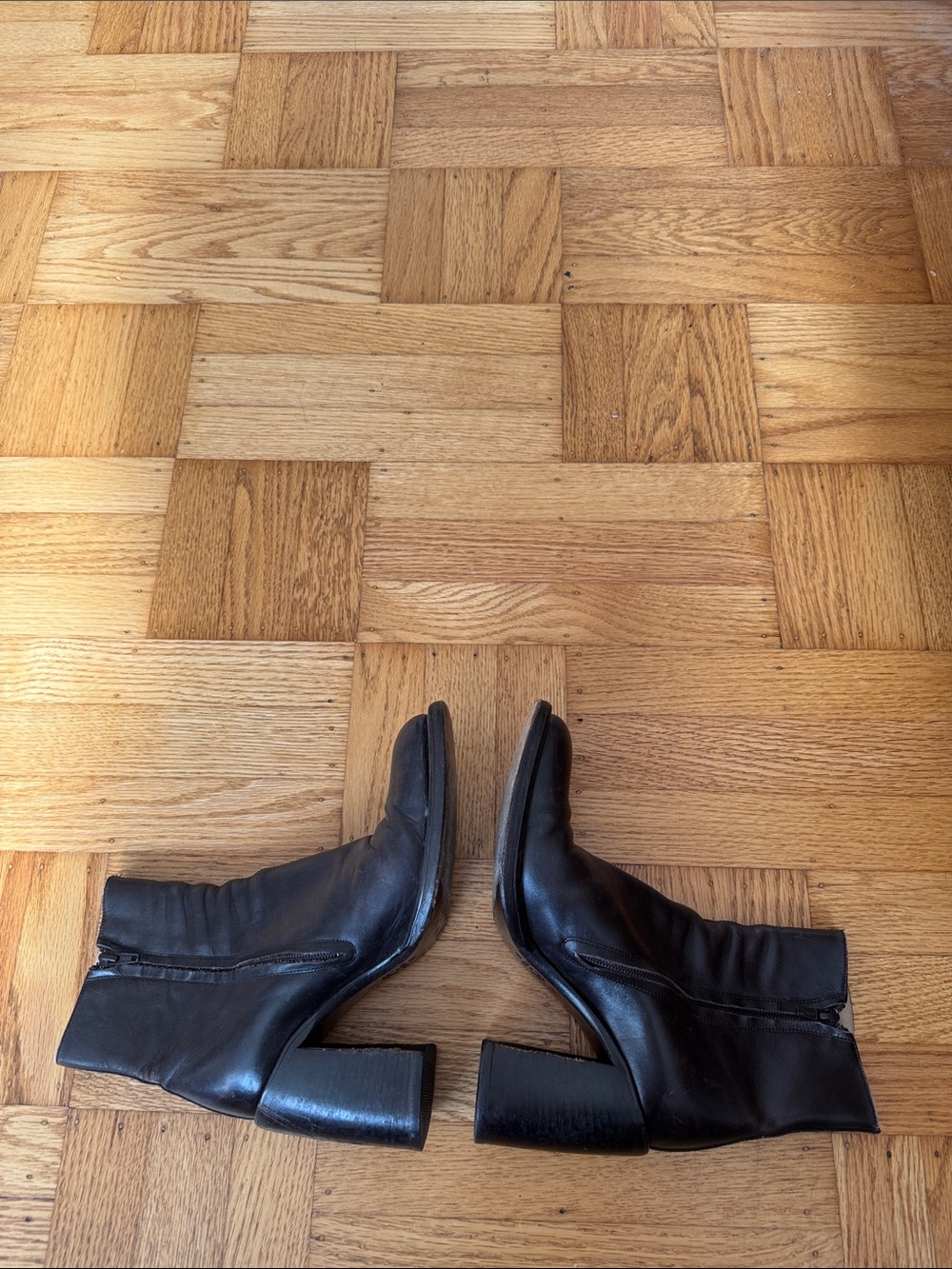 FREELANCE CLASSICS BOOTS leather vintage brown France 7.5 38 - Picture 6 of 6